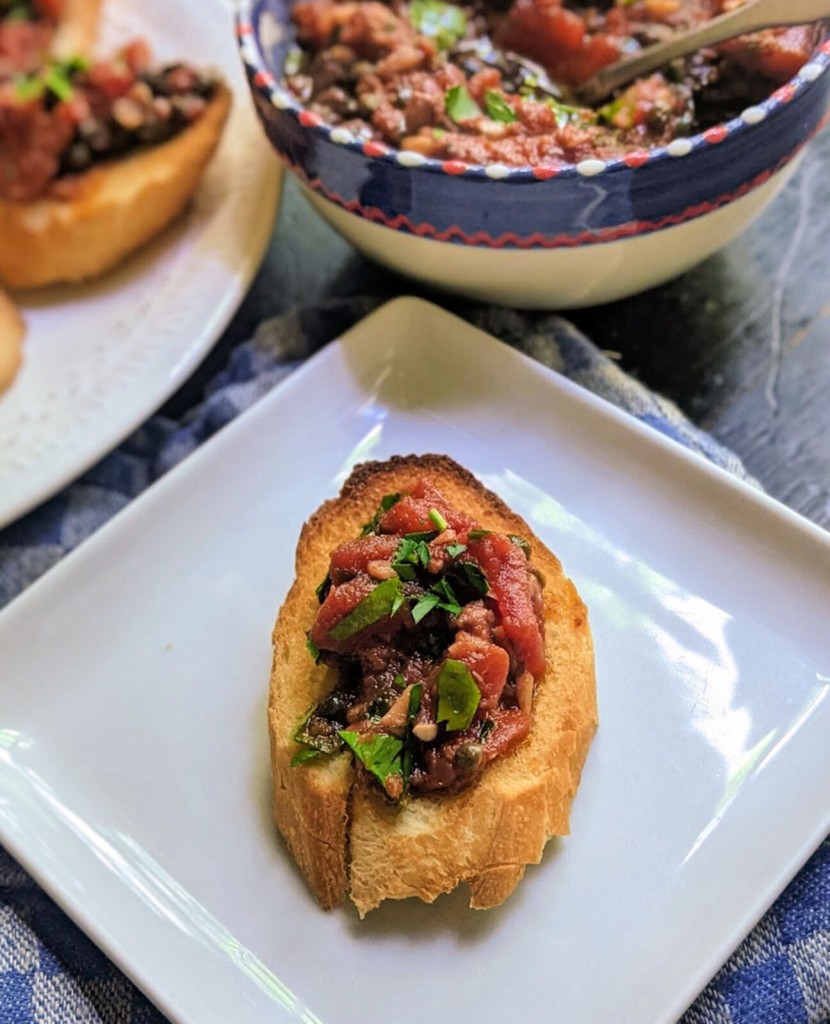 Gretchen’s Table: Puttanesca Crostini Is Part Of A Feast Of Summer Fishes