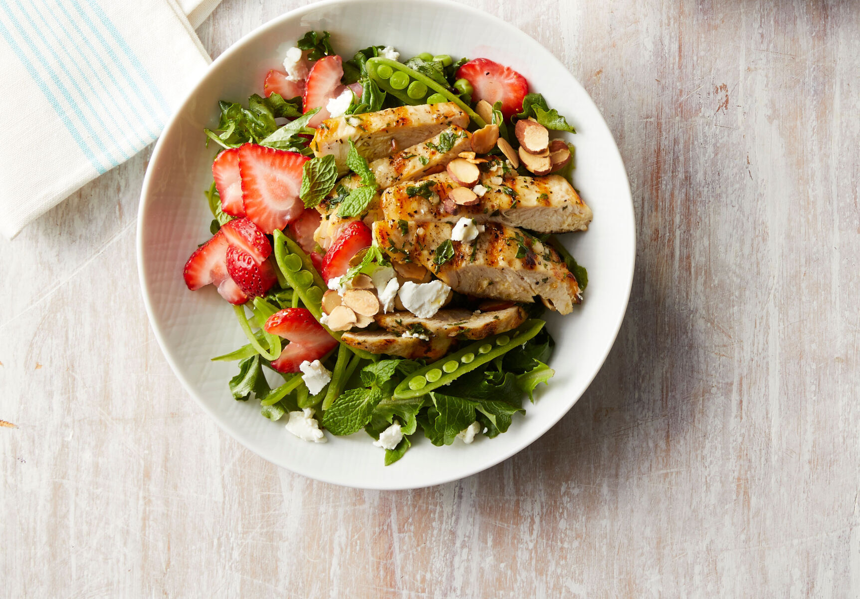 <p>A couple doses of mint adds some bite to the salad.</p>