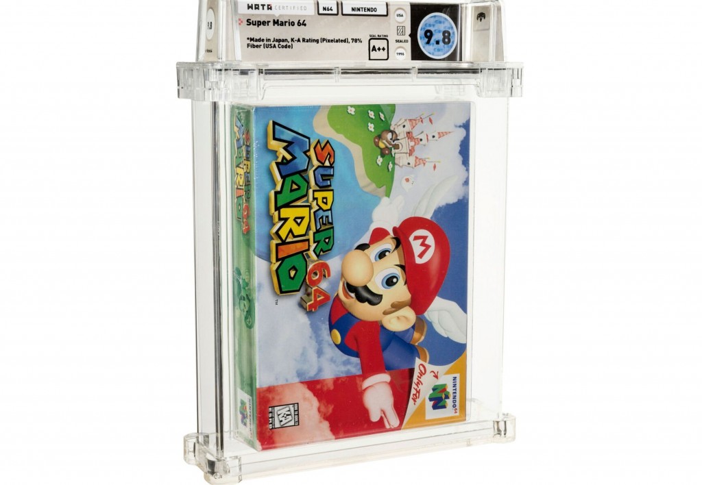 Unopened Super Mario 64 Game From 1996 Sells For $1.56m