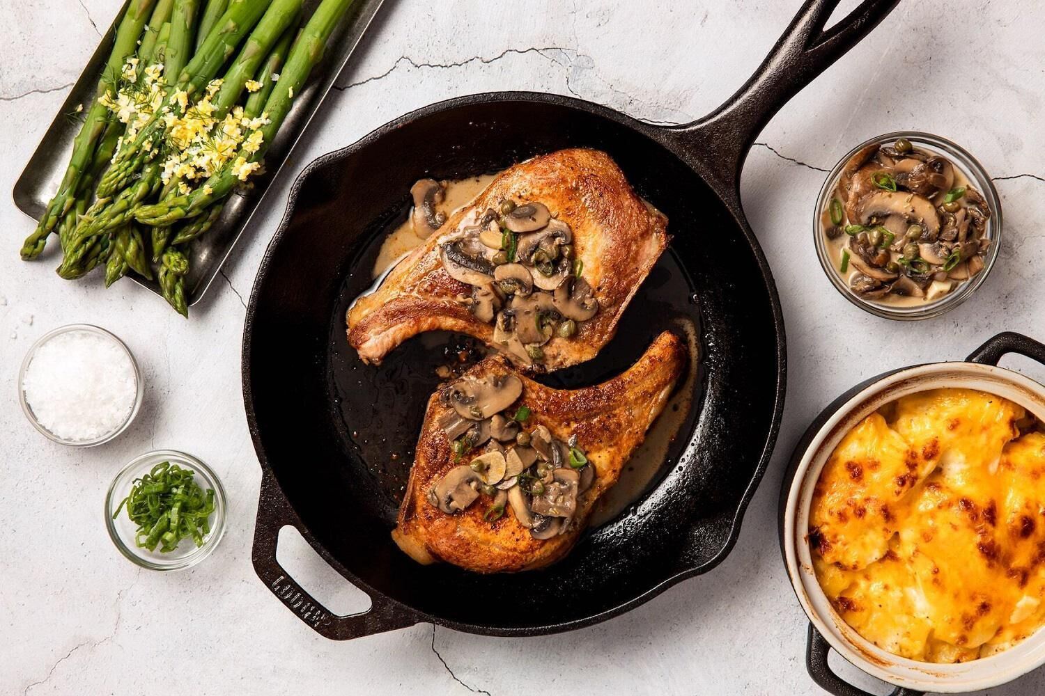 <p>Simple Seared Pork Chops.</p>