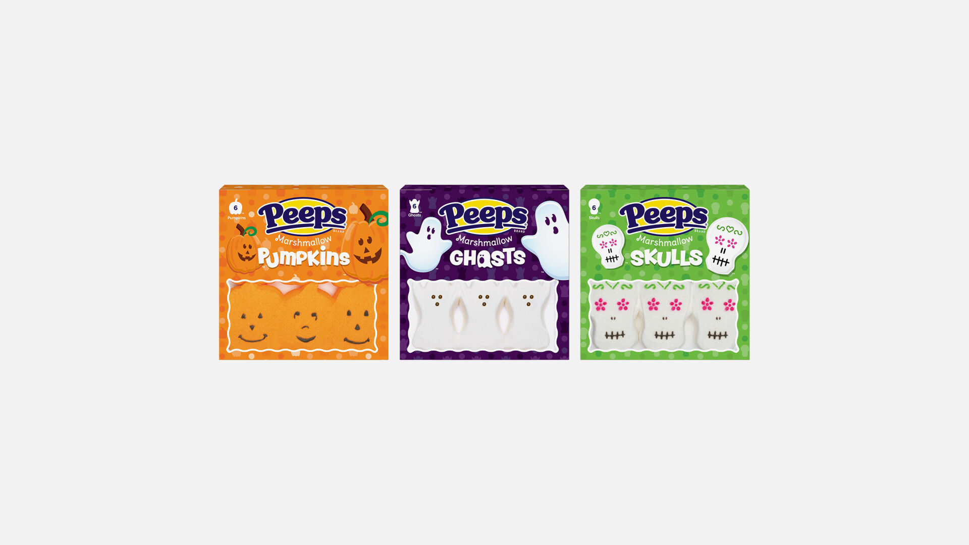 <p>Peeps ghosts, dark purple cats, orange pumpkins and Frankenstein-type monsters have returned.</p>