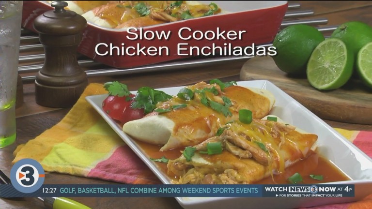 Mr. Food: Slow Cooker Chicken Enchiladas
